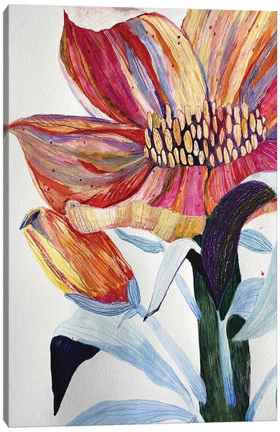 Flower Canvas Art Print - Anastasia Mazur-Skrobova