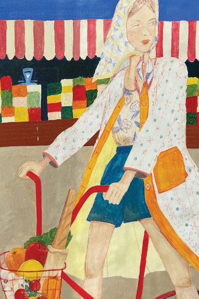 Unexpected Red: Market by Anastasia Mazur-Skrobova