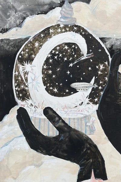 Gloves: Magic Globe by Anastasia Mazur-Skrobova