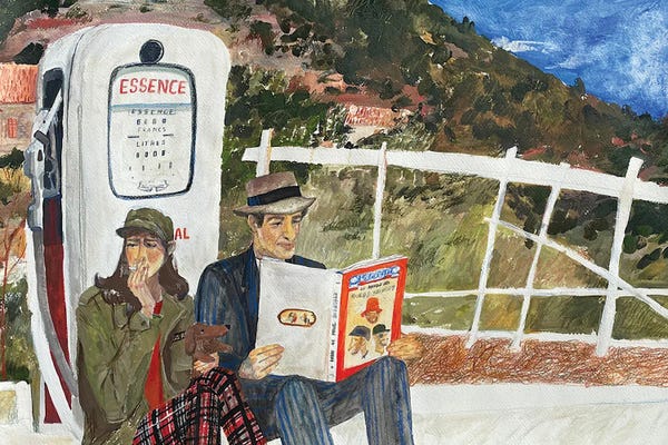 Smoking: Pierrot Le Fou by Anastasia Mazur-Skrobova