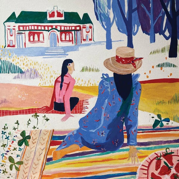 Unexpected Red: Picnic by Anastasia Mazur-Skrobova