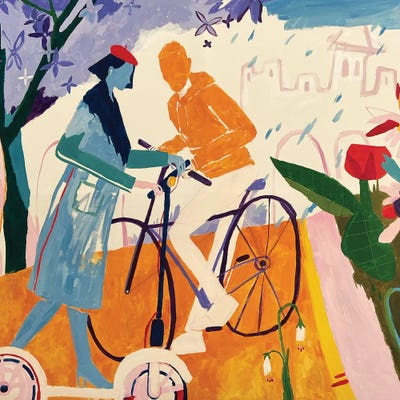 Family Portrait by Anastasia Mazur-Skrobova canvas print