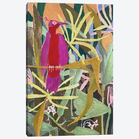 Garden Bird Canvas Print #MZS4} by Anastasia Mazur-Skrobova Canvas Print