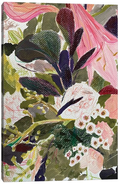 Floral Sketch IV Canvas Art Print - Anastasia Mazur-Skrobova