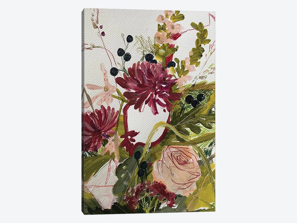 Floral Sketch II by Anastasia Mazur-Skrobova 1-piece Canvas Art Print
