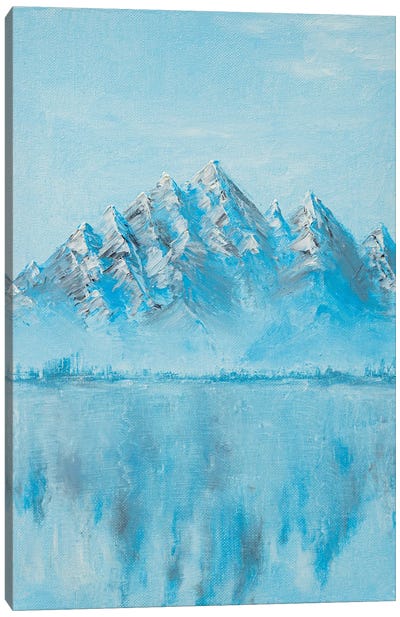Mountain Freshness Canvas Art Print - Winter Wonderland