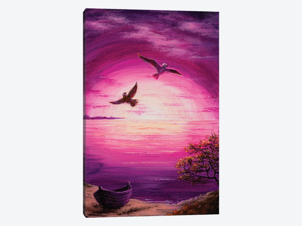 Purple Sunset by Marina Zotova 1-piece Canvas Art