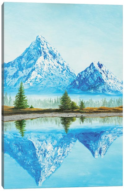 The Greatness Of The Mountains Canvas Art Print - Marina Zotova