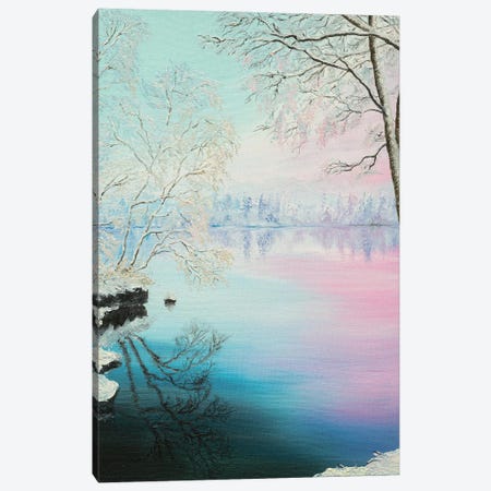 Winter Morning Canvas Print #MZT29} by Marina Zotova Art Print