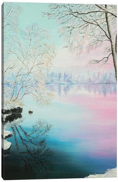 Winter Morning Canvas Art Print - Winter Wonderland