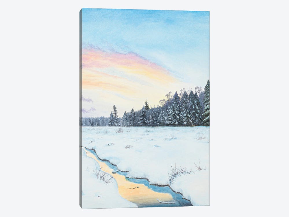 Winter Stream by Marina Zotova 1-piece Art Print