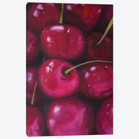 Juicy Cherries Canvas Print #MZT31} by Marina Zotova Canvas Art