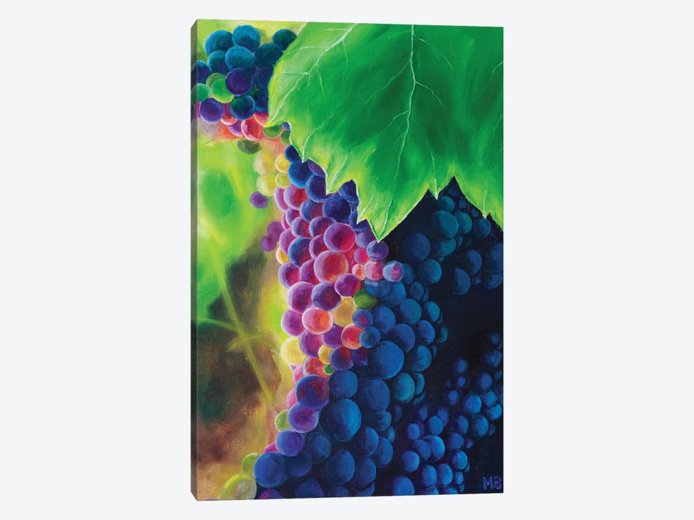 Sunny Grapes 1-piece Canvas Print