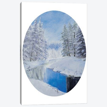 Pure Winter Canvas Print #MZT38} by Marina Zotova Canvas Artwork