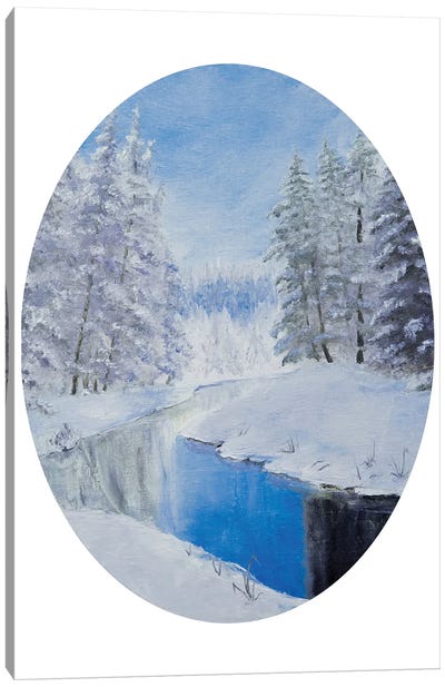 Pure Winter Canvas Art Print