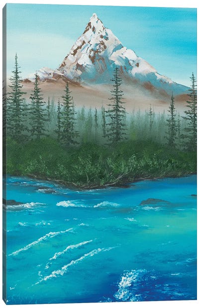 Mountain River Canvas Art Print
