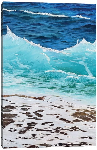 Restless Ocean Canvas Art Print
