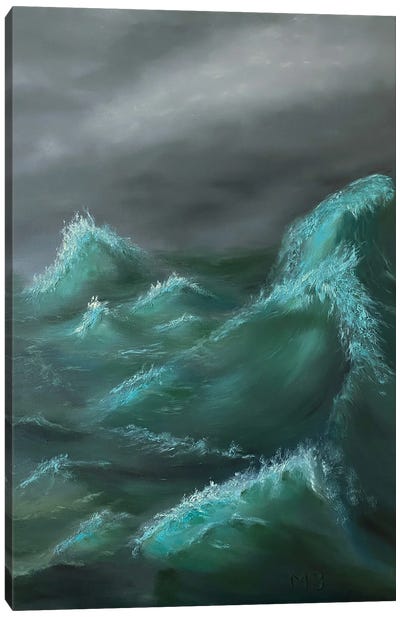 Wild Sea Canvas Art Print - Marina Zotova