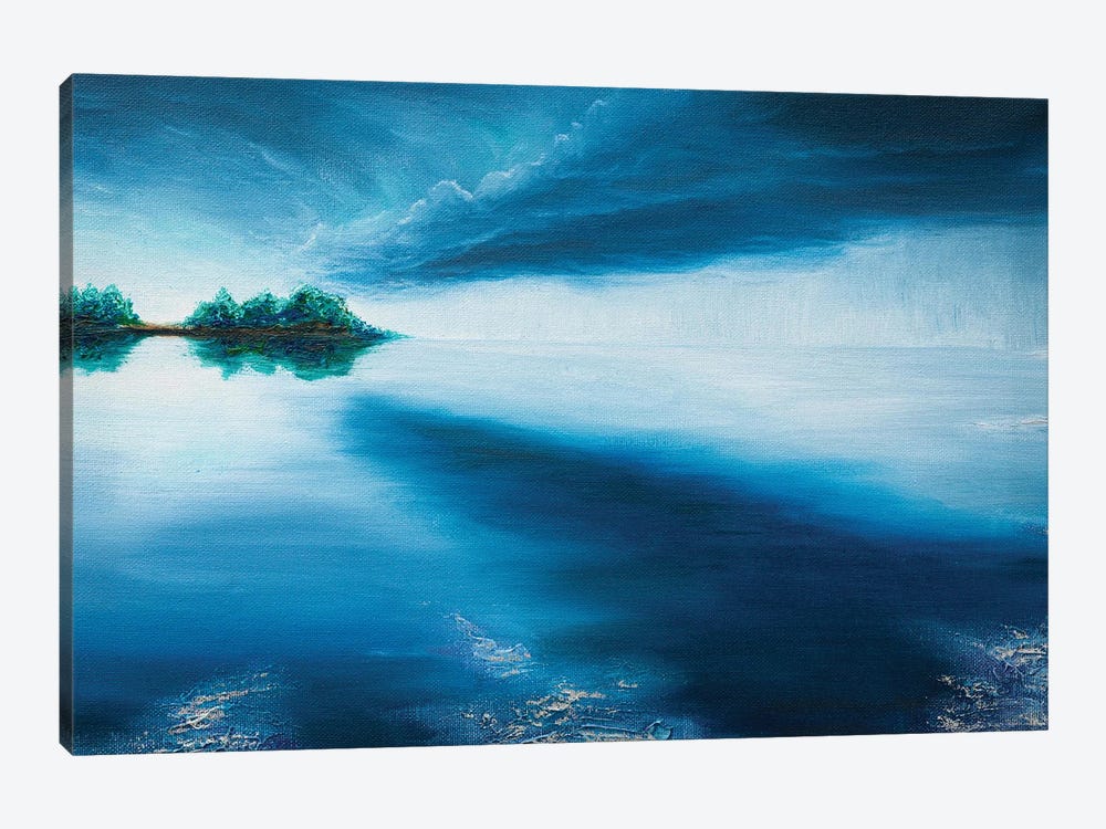 Blue Sunset by Marina Zotova 1-piece Canvas Art Print