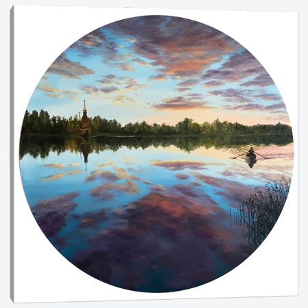 The Serenity Of A Summer Sunset Canvas Print #MZT62} by Marina Zotova Canvas Art Print