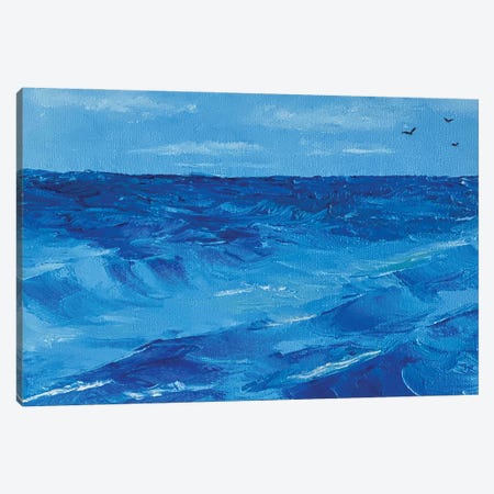 Sea Canvas Print #MZT70} by Marina Zotova Canvas Wall Art