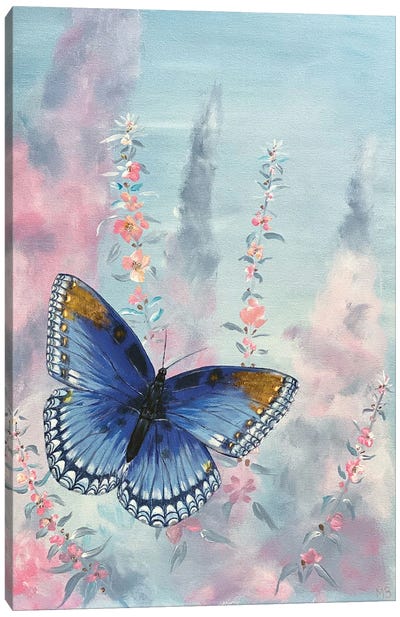 Delicate Butterfly Canvas Art Print - Marina Zotova