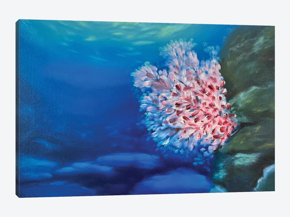Underwater Sakura by Marina Zotova 1-piece Canvas Art