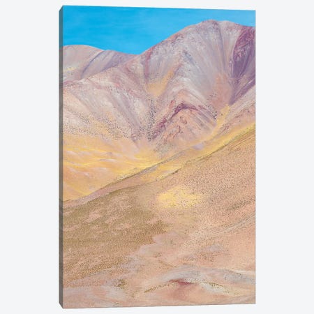 The mountains of the Altiplano, near the village of Tolar Grande, close to the border of Chile. Canvas Print #MZW126} by Martin Zwick Canvas Wall Art