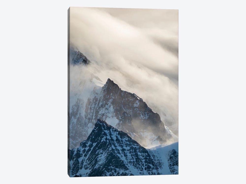 Typical storm clouds over the mountains of the Allardyce Range. by Martin Zwick 1-piece Canvas Wall Art
