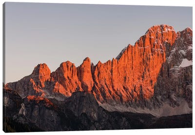 Mount Civetta is one of the icons of the Dolomites, Italy I Canvas Art Print - Martin Zwick