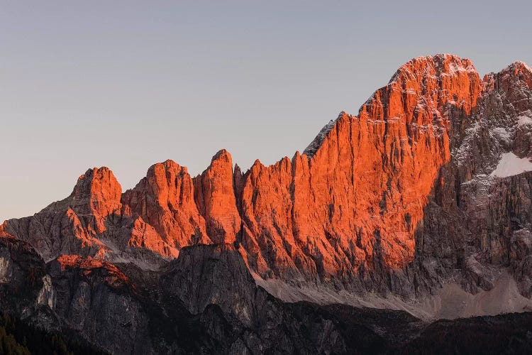 Mount Civetta is one of the icons of the Dolomites, Italy I