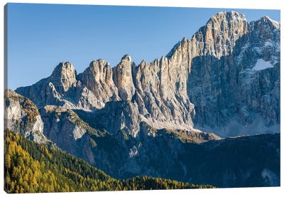 Mount Civetta is one of the icons of the Dolomites, Italy II Canvas Art Print - Martin Zwick