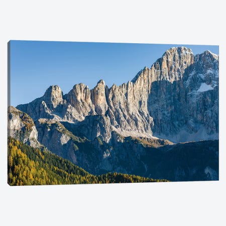 Mount Civetta is one of the icons of the Dolomites, Italy II Canvas Print #MZW14} by Martin Zwick Canvas Art