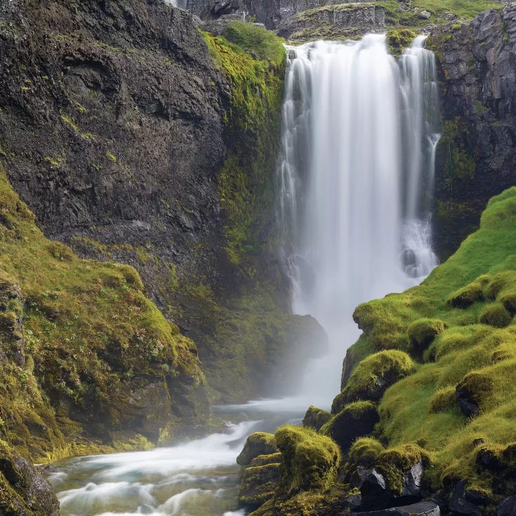 Dynjandi An Icon Of The Westfjords. The Remote Westfjords In Northwest Iceland.