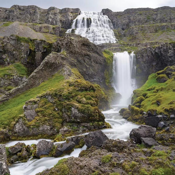 Martin Zwick: Dynjandi Waterfall, An Icon Of The Westfjords In Northwest Iceland. by Martin Zwick