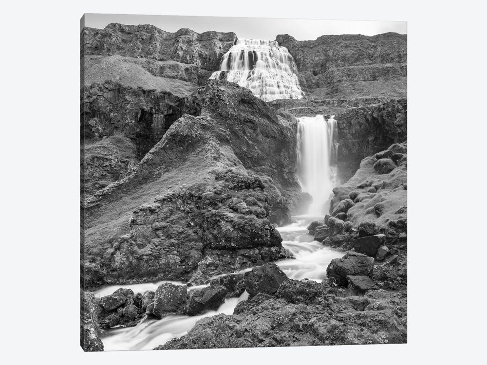 Dynjandi Waterfall, An Icon Of The Westfjords In Northwest Iceland. by Martin Zwick 1-piece Canvas Art Print