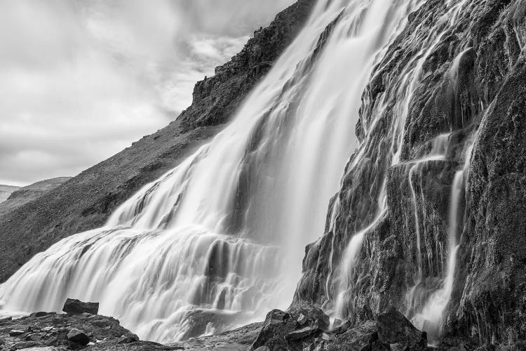 Dynjandi Waterfall, An Icon Of The Westfjords In Northwest Iceland.