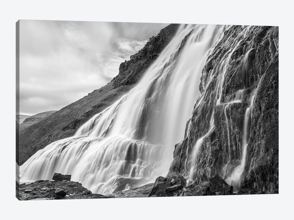 Dynjandi Waterfall, An Icon Of The Westfjords In Northwest Iceland. by Martin Zwick 1-piece Canvas Print
