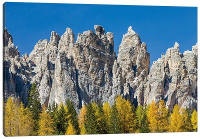Peaks of the southern Civetta mountain range, Val dei Cantoni, dolomites, Veneto, Italy Canvas Art Print - Martin Zwick