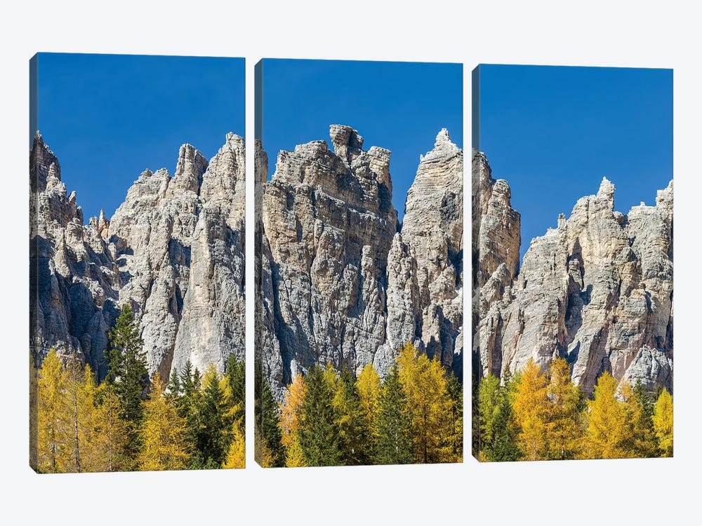 Peaks of the southern Civetta mountain range, Val dei Cantoni, dolomites, Veneto, Italy by Martin Zwick 3-piece Canvas Artwork