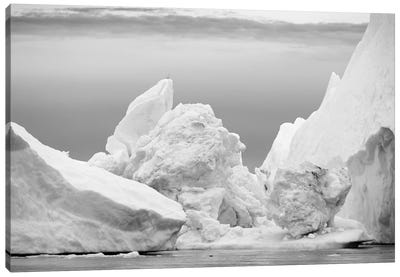 Ilulissat Icefjord At Disko Bay. The Icefjord Is Listed As Unesco World Heritage Site, Greenland. Canvas Art Print - Greenland