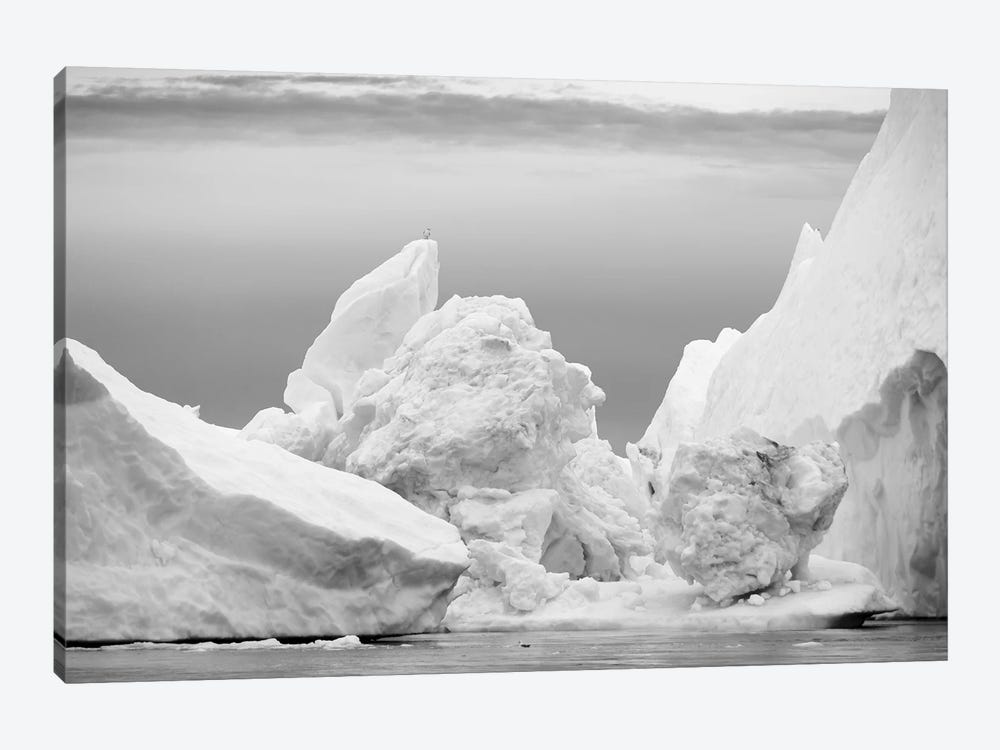 Ilulissat Icefjord At Disko Bay. The Icefjord Is Listed As Unesco World Heritage Site, Greenland. by Martin Zwick 1-piece Canvas Art