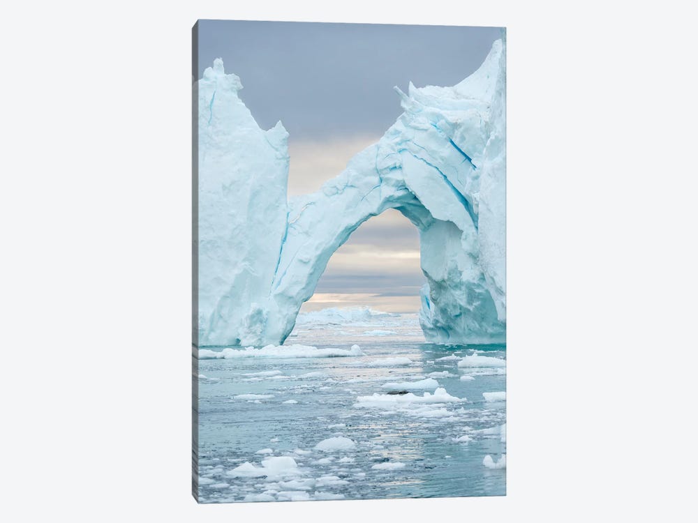Ilulissat Icefjord At Disko Bay. The Icefjord Is Listed As Unesco World Heritage Site, Greenland. by Martin Zwick 1-piece Canvas Artwork