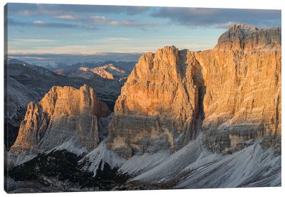 The Fanes Mountains in the Dolomites. Italy Canvas Art Print - Martin Zwick
