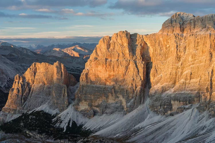 The Fanes Mountains in the Dolomites. Italy