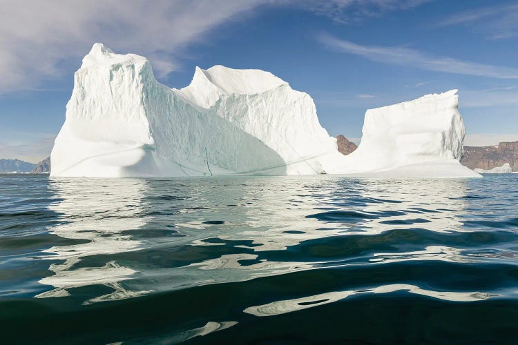 Iceberg in the Uummannaq Fjord System. America, North America, Greenland, Denmark