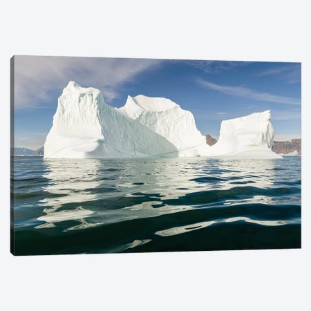 Iceberg in the Uummannaq Fjord System. America, North America, Greenland, Denmark Canvas Print #MZW310} by Martin Zwick Canvas Art