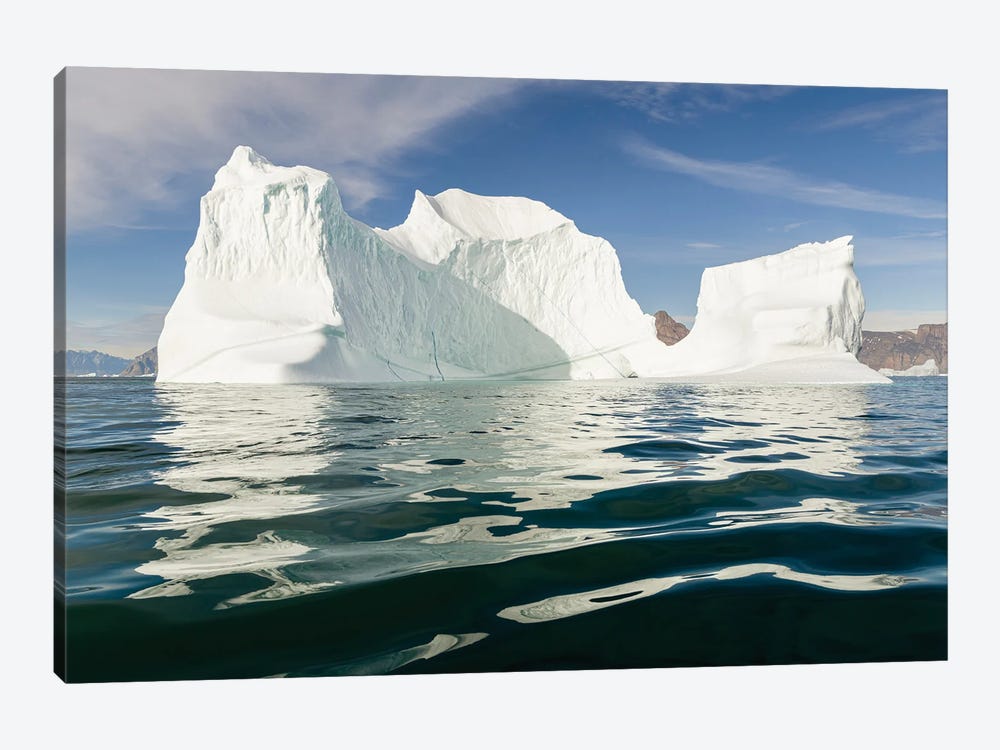 Iceberg in the Uummannaq Fjord System. America, North America, Greenland, Denmark by Martin Zwick 1-piece Art Print
