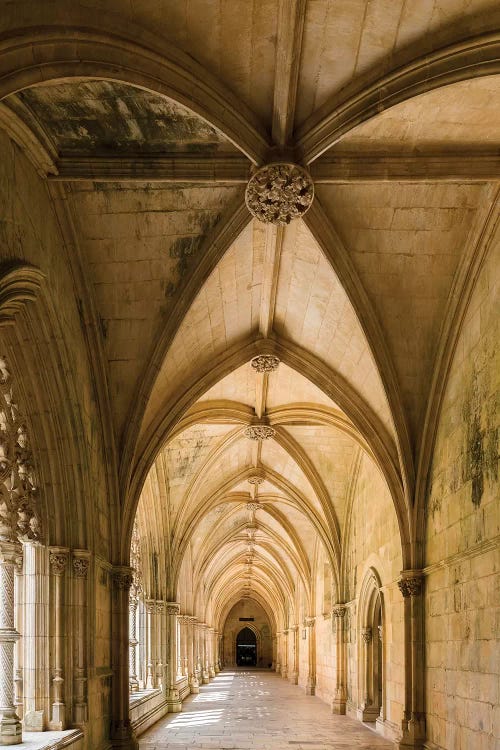 Claustro Real, the royal cloister, Mosteiro de Santa Maria da Vitoria, Portugal. 