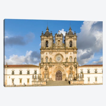 Monastery of Alcobaca, Mosteiro de Santa Maria de Alcobaca, UNESCO World Heritage Site. Portugal Canvas Print #MZW48} by Martin Zwick Canvas Artwork